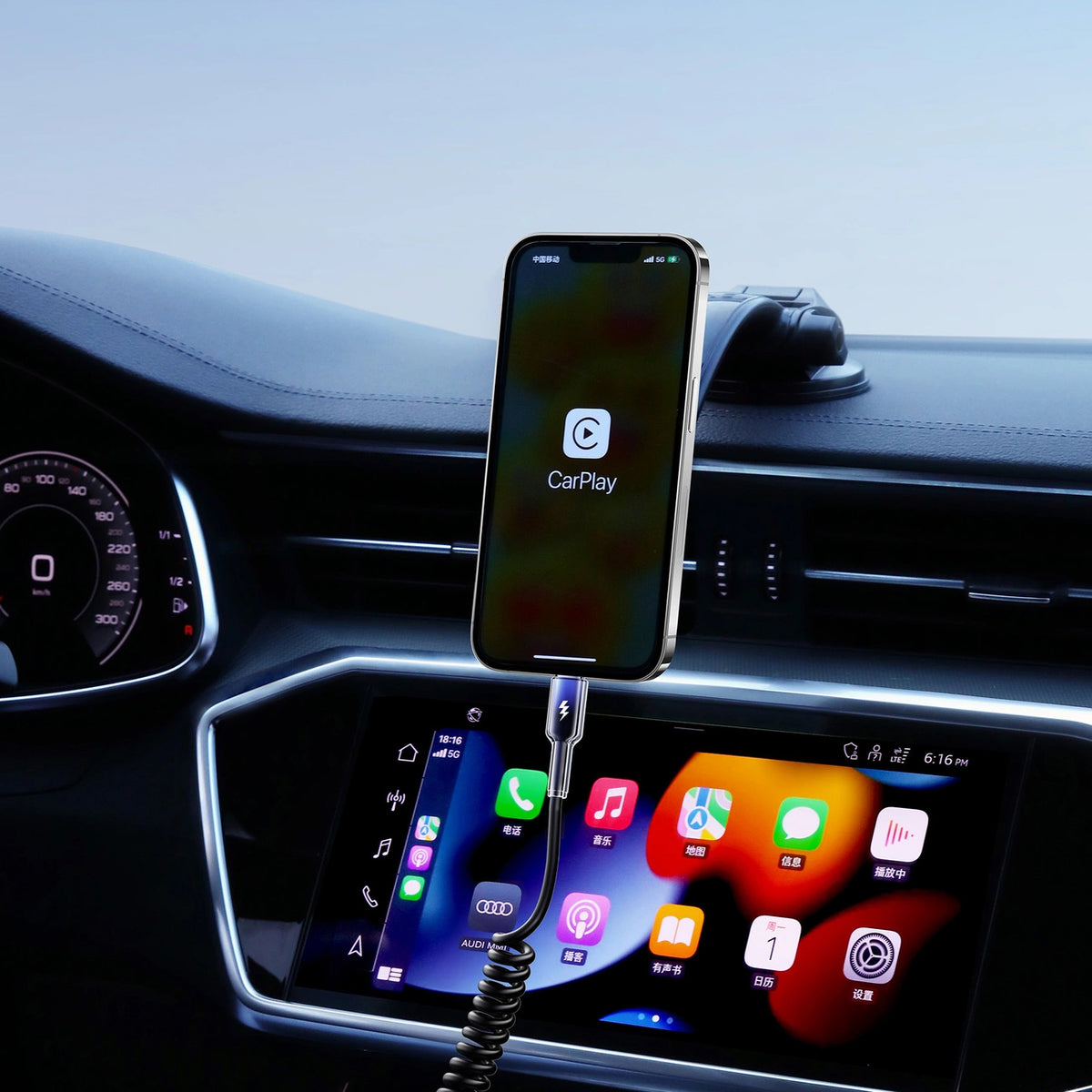 Kabl za podatke i punjenje USB-A - USB-C Joyroom S-A43 Crystal, 60W, 1.5m, Crni