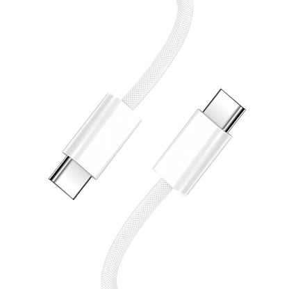 Kabl za prenos podataka i punjenje USB-C - USB-C BWOO BO-X284, 60W, 1m, Bela