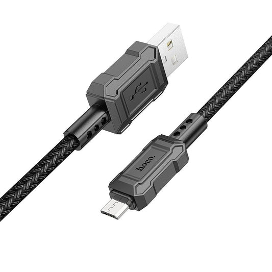 Kabl za podatke i punjenje USB-A - microUSB HOCO Leader X94, 18W, 1m, Crni