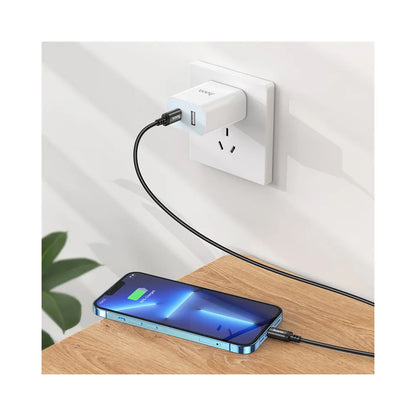 Kabl za podatke i punjenje USB-C - Lightning HOCO X89, 27W, 2m, Crni