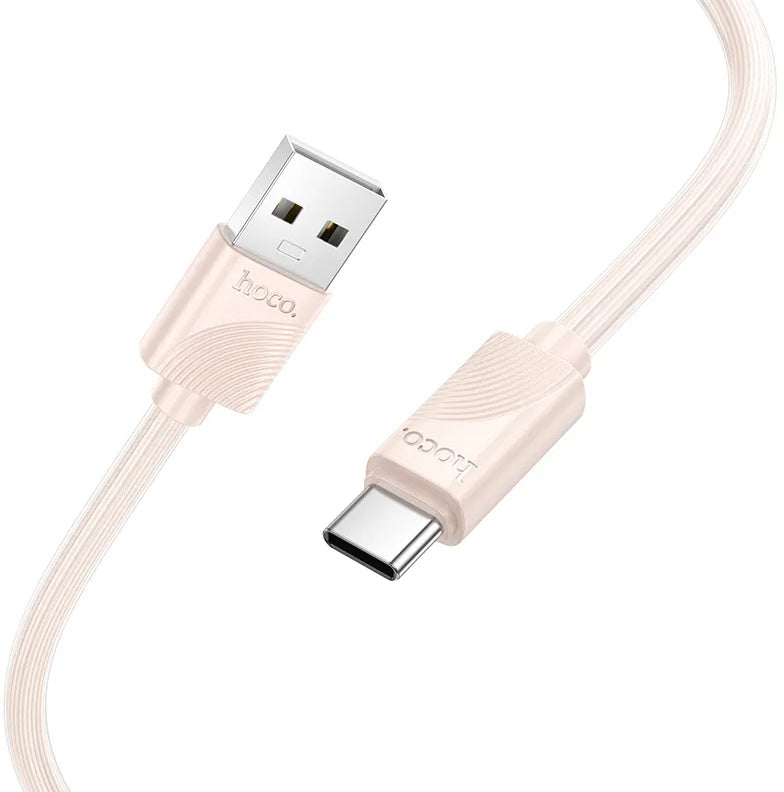 Kabl za podatke i punjenje USB-A - USB-C HOCO X114, 18W, 1m, Roze