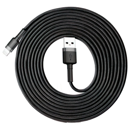 Kabl za podatke i punjenje USB-A - Lightning Baseus Cafule, 18W, 3m, Zlatni CALKLF-RV1