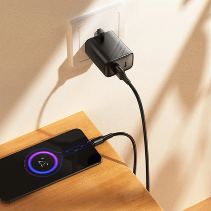 Kabl za podatke i punjenje USB-A - microUSB HOCO X120, 18W, 1m, Crni