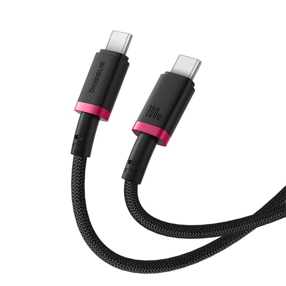 Kabl za podatke i punjenje USB-C - USB-C Baseus Dura Series, 100W, 2m, Crveni P10377803U01-02
