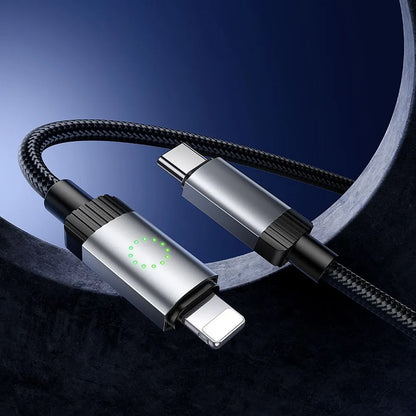 USB-C - Lightning HOCO X117 kabl za prenos podataka i punjenje, 27W, 1m, Crni