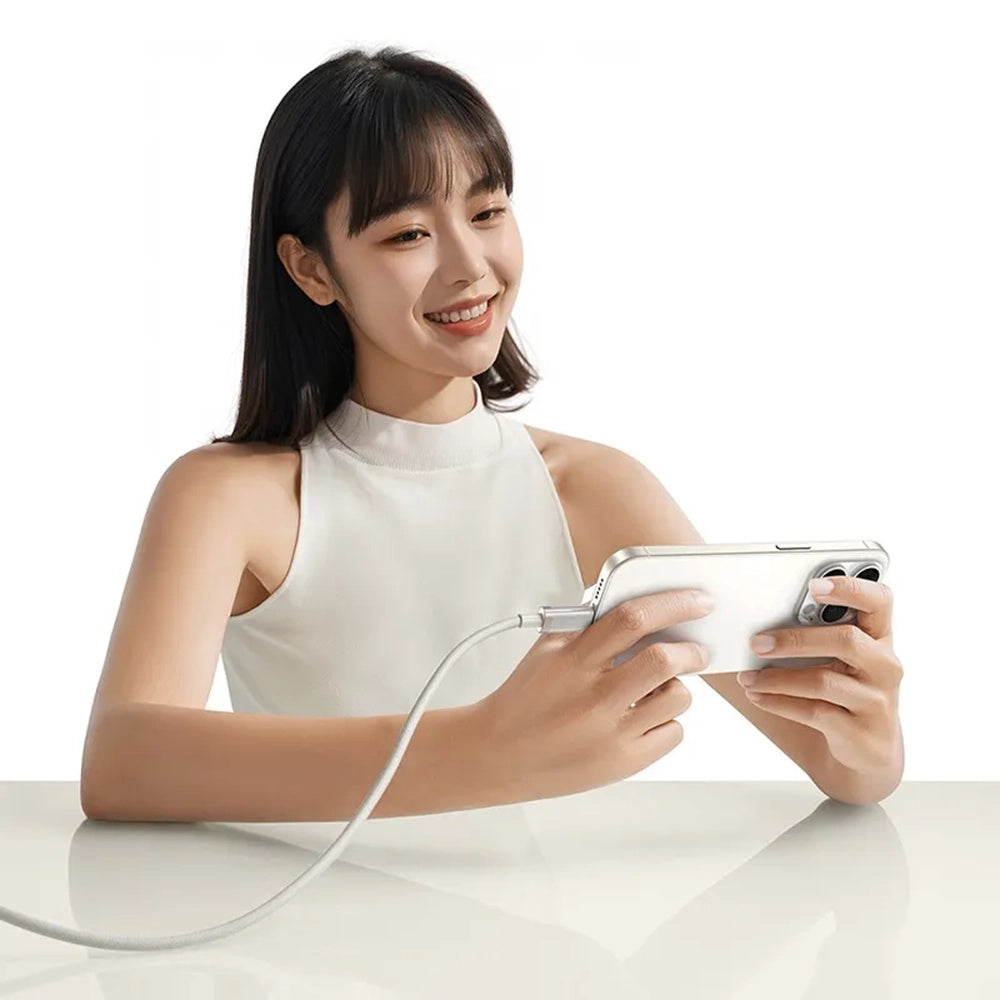 Kabl za prenos podataka i punjenje USB-C - USB-C Baseus Titanium, 100W, 1m, Srebrni P10378100G21-00