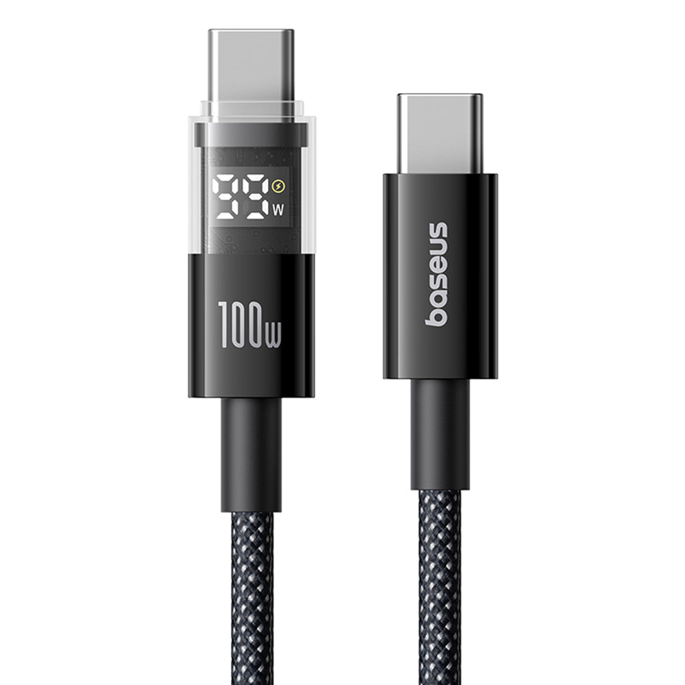 Kabl za prenos podataka i punjenje USB-C - USB-C Baseus Display 2, 100W, 1m, Crni P10382702121-00