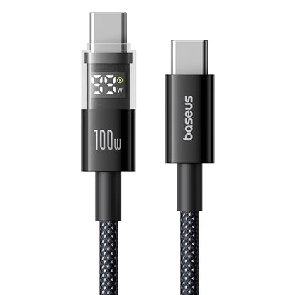 Kabl za prenos podataka i punjenje USB-C - USB-C Baseus Display 2, 100W, 1m, Crni P10382702121-00