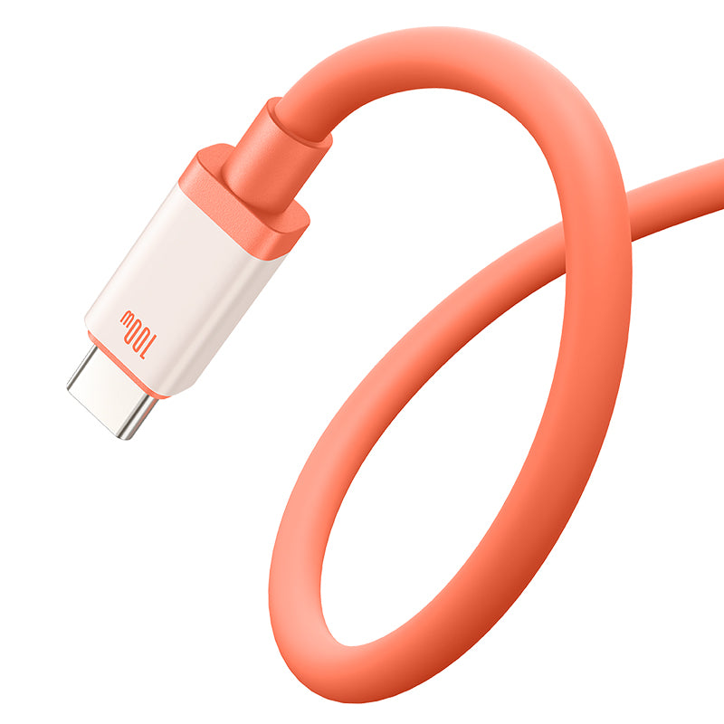 Kabl za podatke i punjenje USB-A - USB-C Baseus Zero Degree Series, 100W, 2m, Crveni