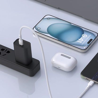 Kabl za podatke i punjenje USB-C - USB-C Dudao L9C, 65W, 1m, Bela