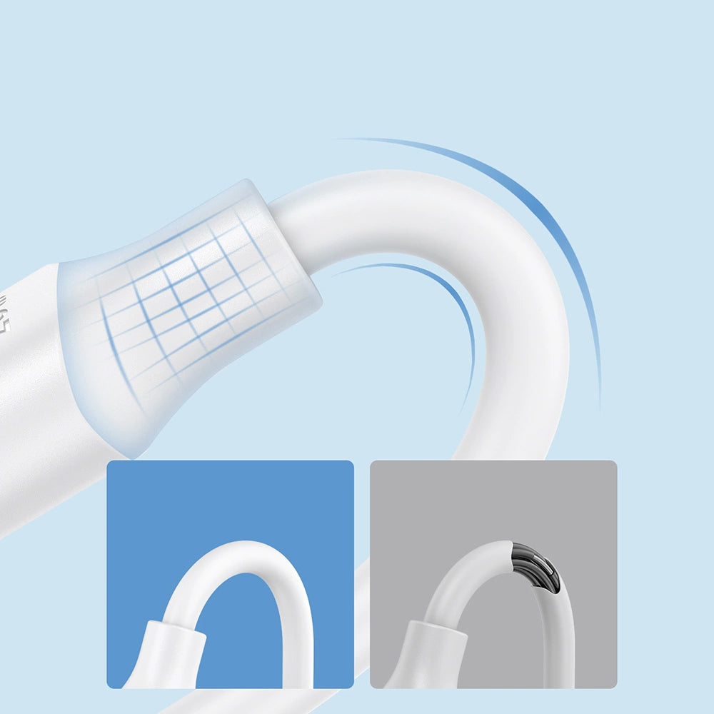 Kabl za prenos podataka i punjenje USB-C - USB-C Joyroom S-A9, 60W, 1m, Bel