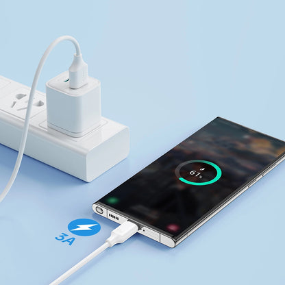 Kabl za podatke i punjenje USB-A - USB-C Joyroom S-A9, 20W, 1m, Bel