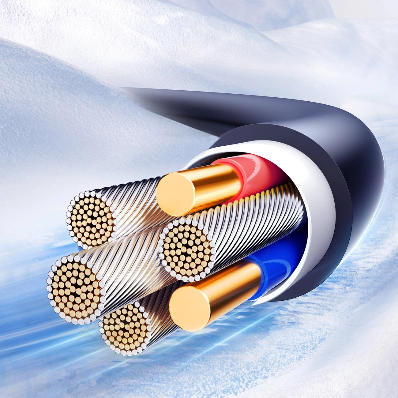 Kabl za prenos podataka i punjenje USB-A - Lightning Joyroom S-A43 Crystal, 18W, 1.5m, Crni