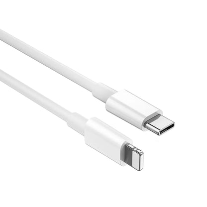 Kabl za podatke i punjenje USB-C - Lightning WiWu Wi-C008, 30W, 1.2m, Beli