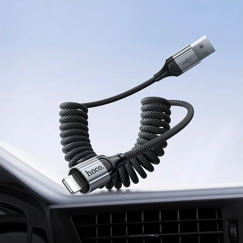 Kabl za podatke i punjenje USB-A - Lightning HOCO X121, 27W, 1.5m, Crni