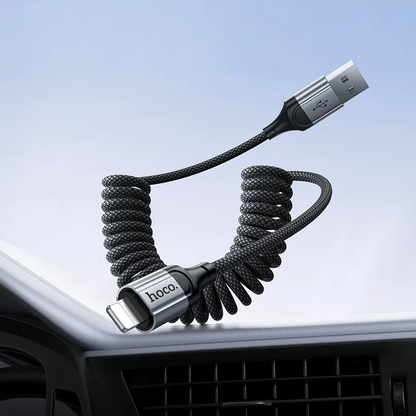 Kabl za podatke i punjenje USB-A - Lightning HOCO X121, 27W, 1.5m, Crni