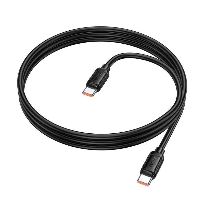 Kabl za podatke i punjenje USB-C - USB-C HOCO X115, 240W, 1m, Crni
