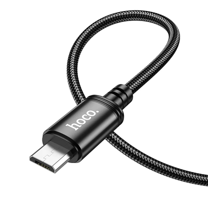Kabl za podatke i punjenje USB-A - microUSB HOCO X89, 18W, 1m, Crni