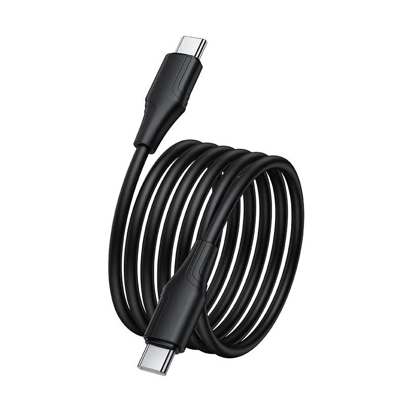 Kabl za prenos podataka i punjenje USB-C - USB-C HOCO X124, 60W, 1m, Crni