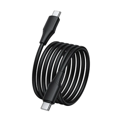 Kabl za prenos podataka i punjenje USB-C - USB-C HOCO X124, 60W, 1m, Crni