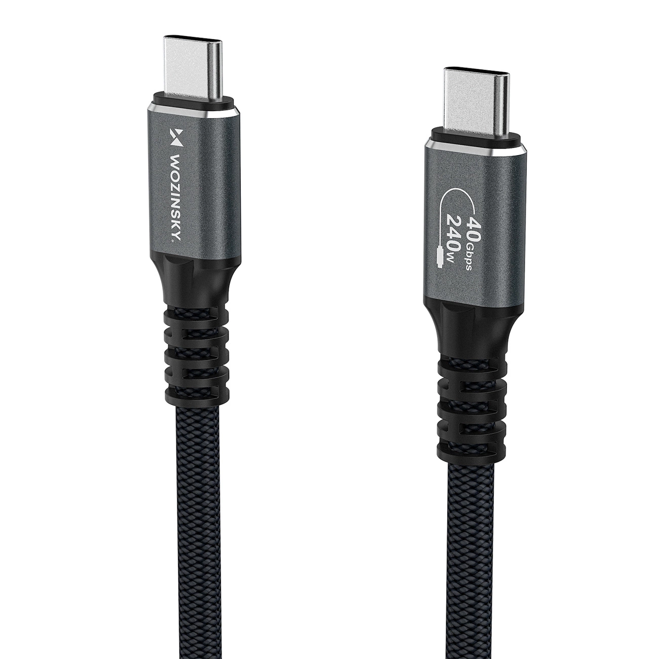 Kabl za prenos podataka i punjenje USB-C - USB-C WZK WPS-UY42S, 240W, 2m, Crni
