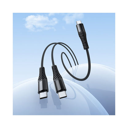 Kabl za punjenje USB-C - 2 x USB-C HOCO X123, 10W, 1m, Crni