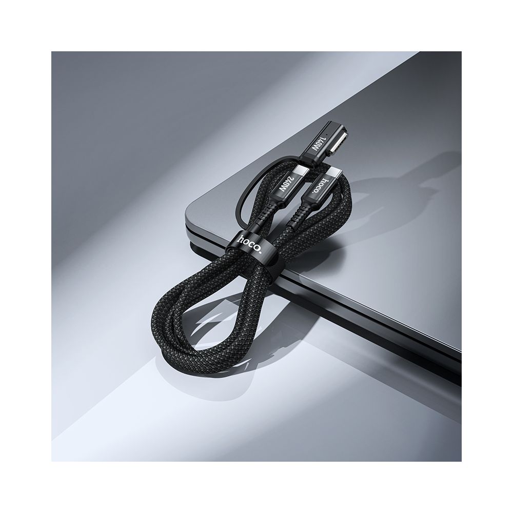 Kabl za punjenje HOCO U142, USB-C - USB-C / MagSafe 3, 240W, 1.8m, Crni