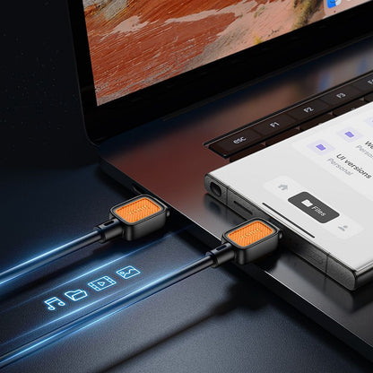 Kabl za podatke i punjenje USB-C - USB-C HOCO X108, 60W, 1m, Crni