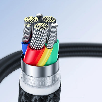 Kabl za podatke i punjenje USB-C - USB-C Joyroom S-A11, 60W, 0.25m, Crni