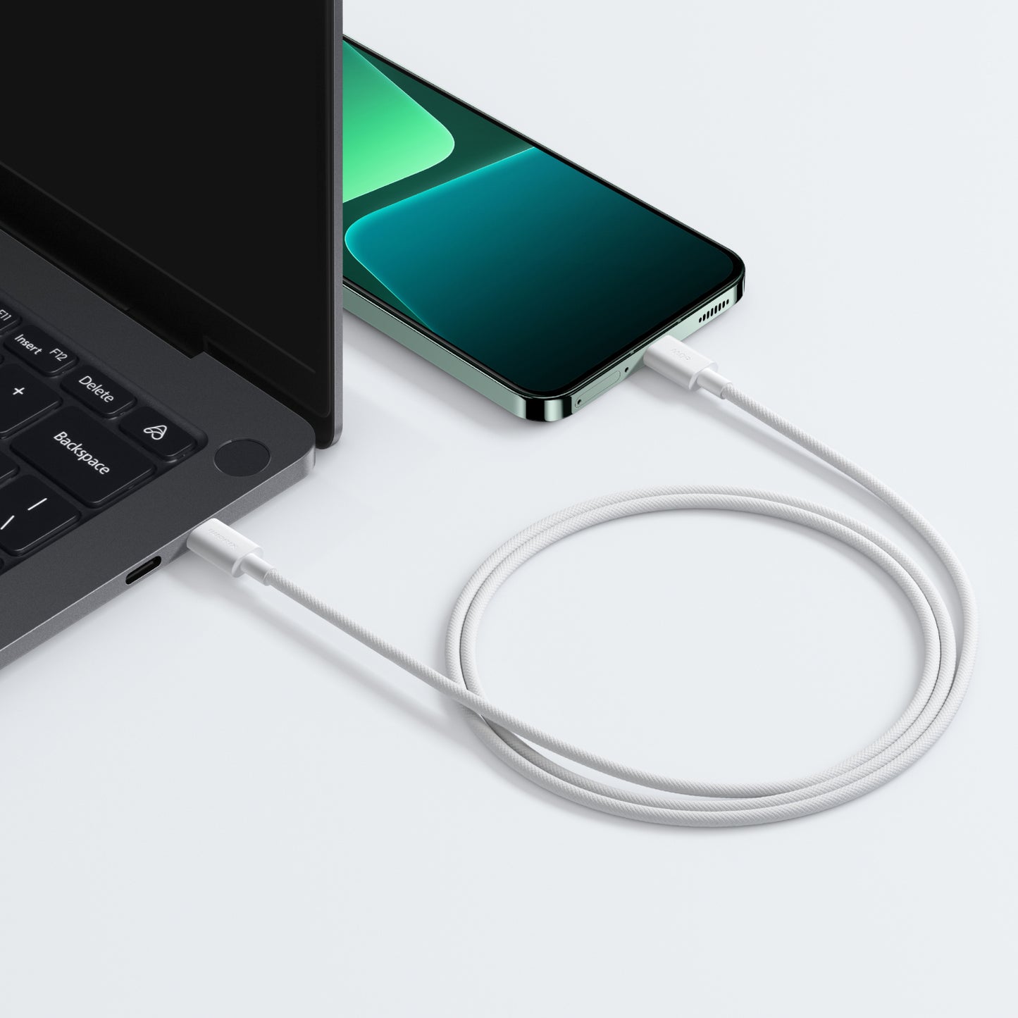 Kabl za podatke i punjenje USB-C - USB-C Xiaomi, 60W, 1m, Beli BHR0878GL