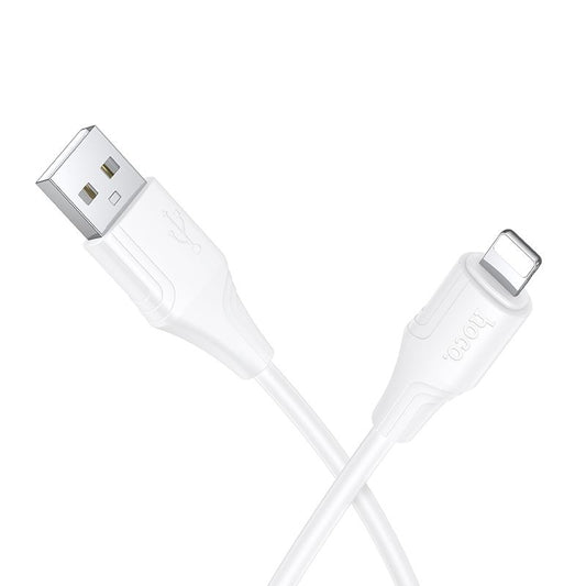 Kabl za podatke i punjenje USB-A - Lightning HOCO X124, 18W, 1m, Bel