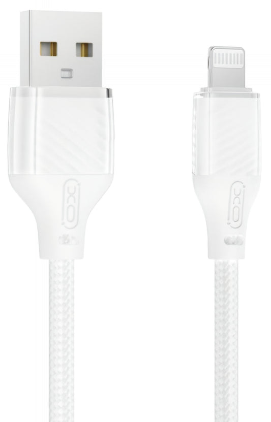 Kabl za podatke i punjenje USB-A - Lightning XO Design NB291, 18W, 1m, Bel