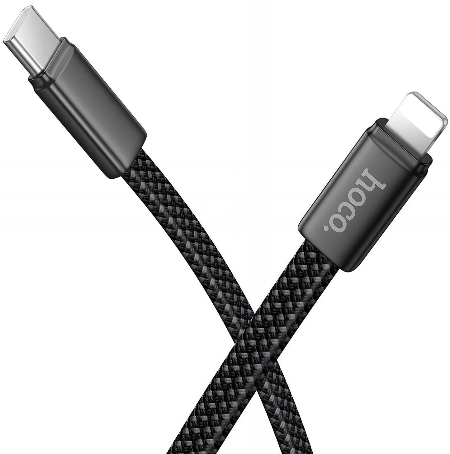 Kabl za prenos podataka i punjenje USB-C - Lightning HOCO X125, 30W, 1m, Crni