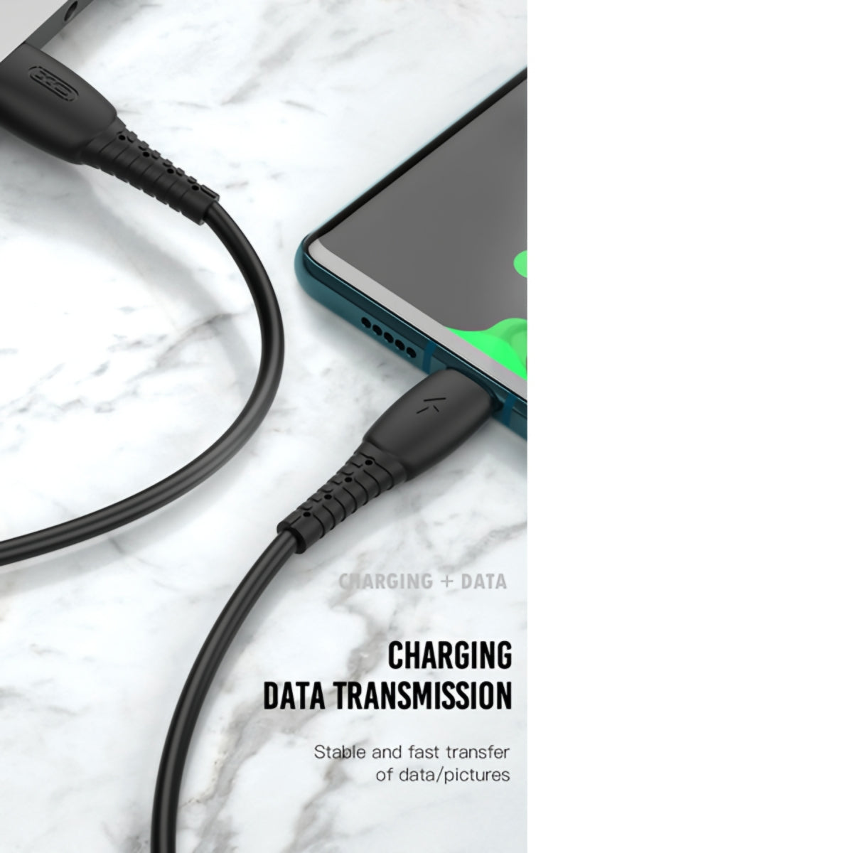Kabl za podatke i punjenje USB-A - Lightning XO Design NB-P163, 18W, 1m, Crni