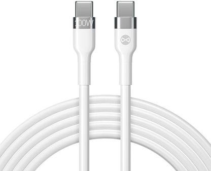 Kabl za podatke i punjenje USB-C - USB-C Forever Flexible, 100W, 2m, Bela