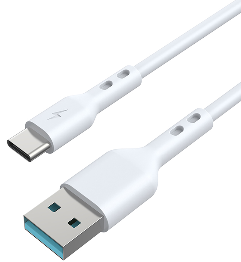Kabl za podatke i punjenje USB-A - USB-C BWOO X172C, 60W, 1m, Bela