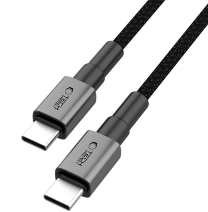 Kabl za podatke i punjenje USB-C - USB-C Tech-Protect Ultraboost DNA MagTwist, 100W, 2m, Sivi