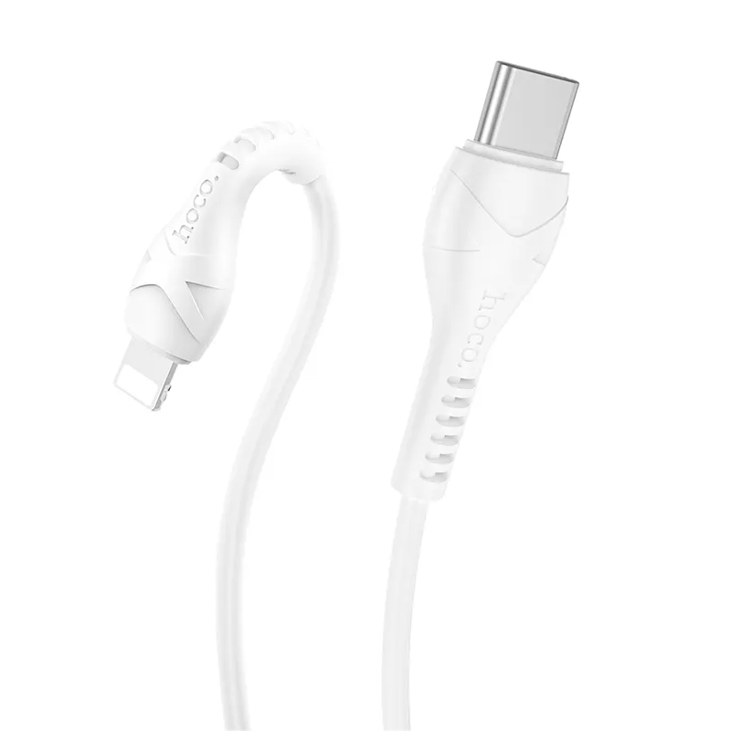 Kabl za podatke i punjenje USB-C - Lightning HOCO X37, 27W, 1m, Beli