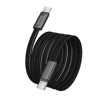 Kabl za podatke i punjenje USB-C - USB-C HOCO X125, 60W, 1m, Crni