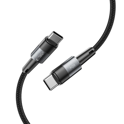 USB-C - USB-C kabl za prenos podataka i punjenje Tech-Protect Ultraboost, 60W, 1m, Siva