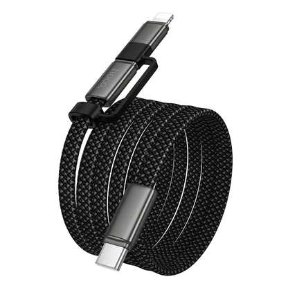 Kabl za prenos podataka i punjenje USB-C - Lightning / USB-C HOCO X125, 60W, 1m, Crni