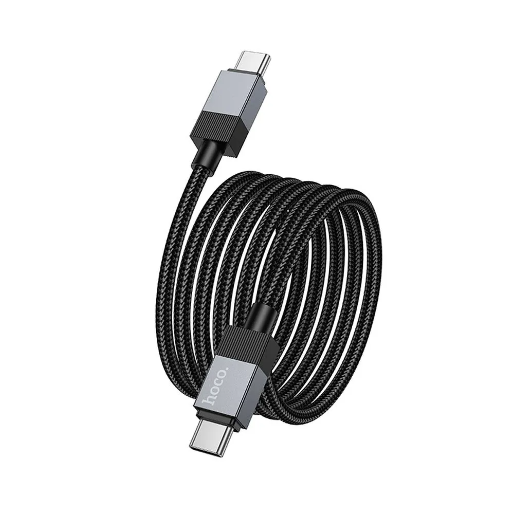 USB-C - USB-C HOCO X110 kabl za prenos podataka i punjenje, 60W, 1m, Crni