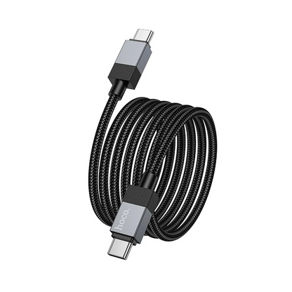 USB-C - USB-C HOCO X110 kabl za prenos podataka i punjenje, 60W, 1m, Crni