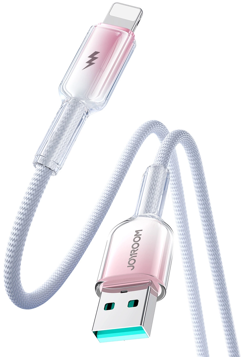 Kabl za prenos podataka i punjenje USB-A - Lightning Joyroom S-A42, 18W, 1.2m, Bela