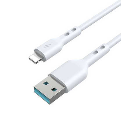 Kabl za prenos podataka i punjenje USB-A - Lightning BWOO BO-X172L-2M, 15W, 2m, Bela