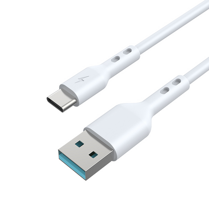 Kabl za prenos podataka i punjenje USB-A - USB-C BWOO BO-X172C-2M, 15W, 2m, Bela