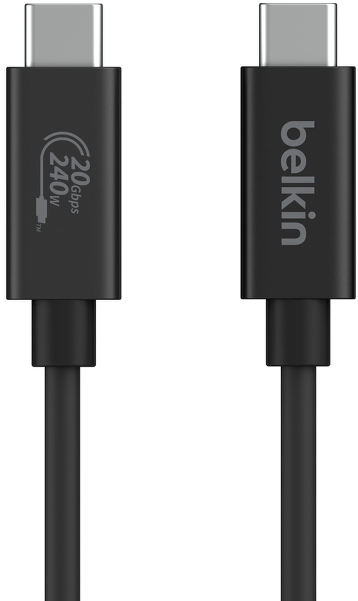 Kabl za prenos podataka i punjenje USB-C - USB-C Belkin Connect, 240W, 2m, Crni INZ004bt2MBK