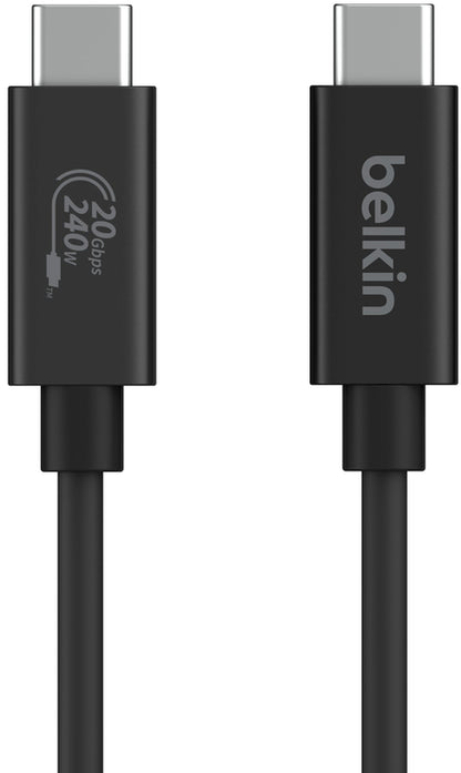 Kabl za prenos podataka i punjenje USB-C - USB-C Belkin Connect, 240W, 2m, Crni INZ004bt2MBK