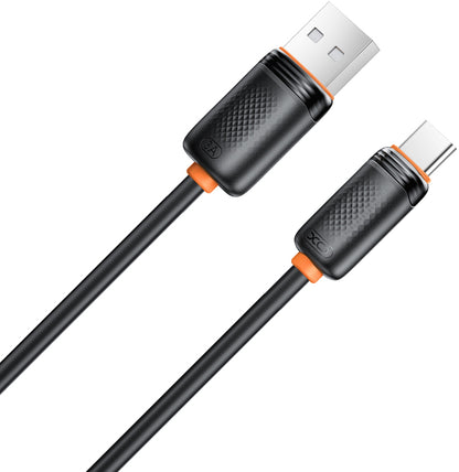 Kabl za prenos podataka i punjenje USB-A - USB-C XO Design NB302, 18W, 1m, Crni
