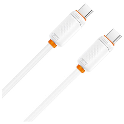 USB-C - USB-C kabl za prenos podataka i punjenje XO Design NB-Q302B, 60W, 1m, Bela